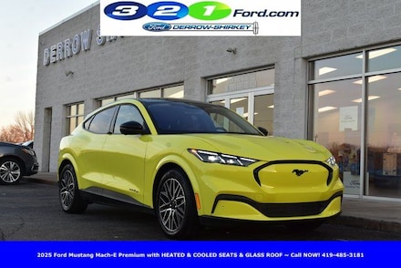 Used 2025 Ford Mustang Mach-E Premium with GLASS ROOF and MOBILE POWER CORD SUV in Montpelier OH