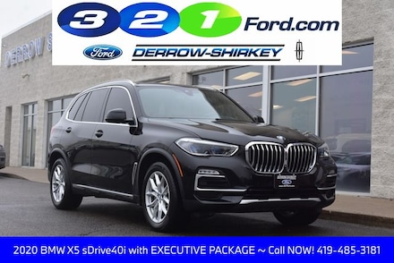 Used 2020 BMW X5 sDrive40i with EXECUTIVE PACKAGE SUV in Montpelier OH