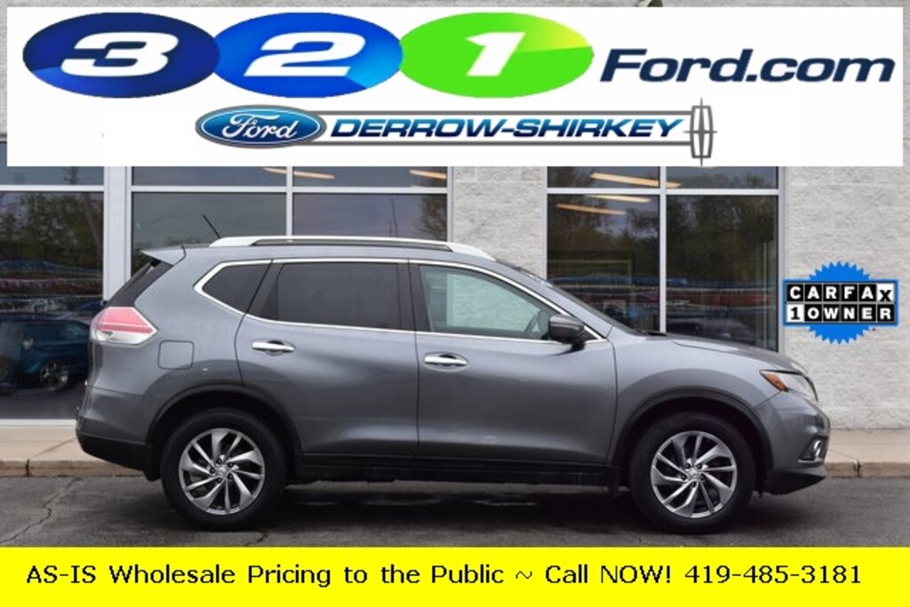 Used 2015 Nissan Rogue SL with LEATHER, NAVIGATION and BOSE STEREO SUV