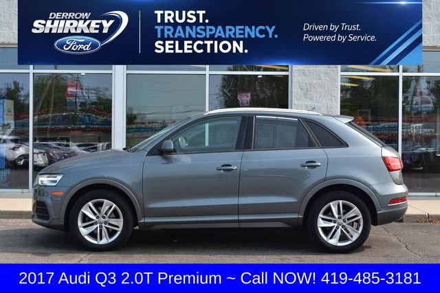 Used 2017 Audi Q3 Premium with VIN WA1BCCFS4HR014186 for sale in Montpelier, OH