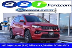 Bargain Used 2023 Jeep Compass (Red) Edition 4X4 with LEATHER and HEATED SEATS SUV in Montpelier OH