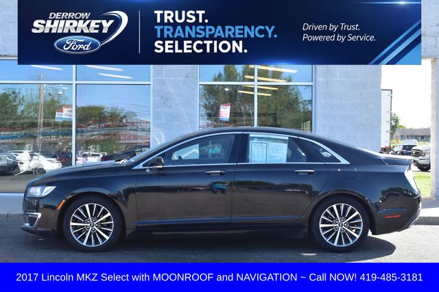 Used 2017 Lincoln MKZ Select with VIN 3LN6L5D98HR653061 for sale in Montpelier, OH