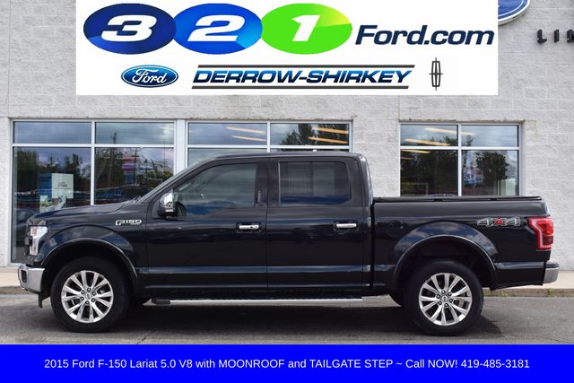 Used 2015 Ford F-150 Lariat with VIN 1FTEW1EF2FFA92273 for sale in Montpelier, OH