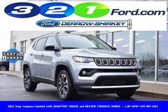 Used 2022 Jeep Compass Limited with ADAPTIVE CRUISE and HEATED STEERING W SUV in Montpelier OH