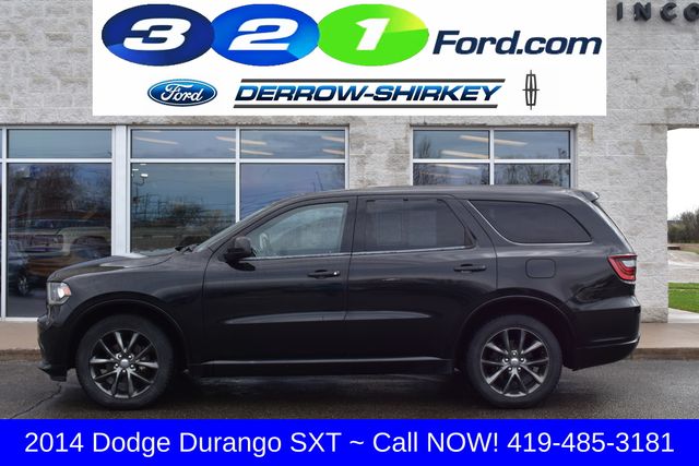 Used 2014 Dodge Durango SXT Plus with VIN 1C4RDJAG4EC292075 for sale in Montpelier, OH