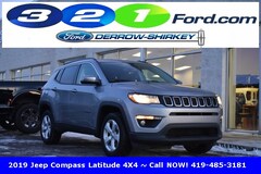 Bargain Used 2019 Jeep Compass Latitude 4X4 SUV in Montpelier OH
