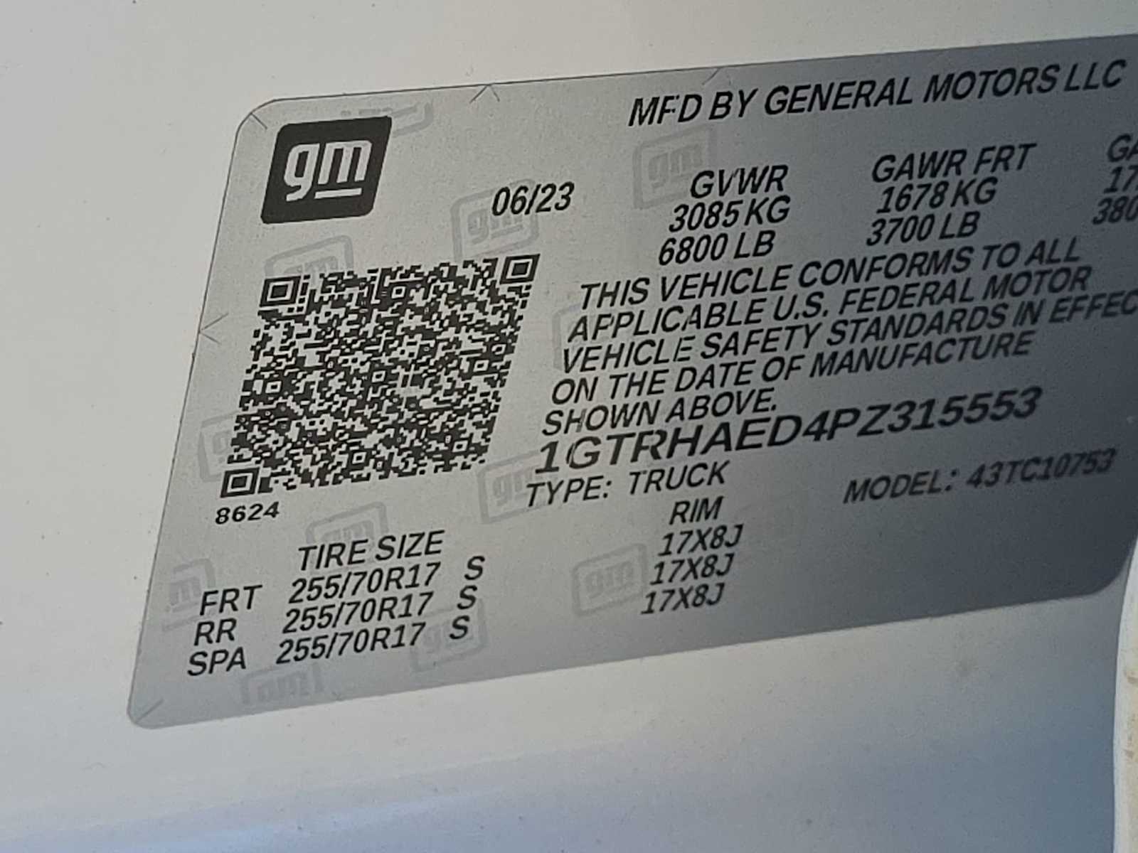 Thumbnail: 2023 GMC Sierra 1500 - 17