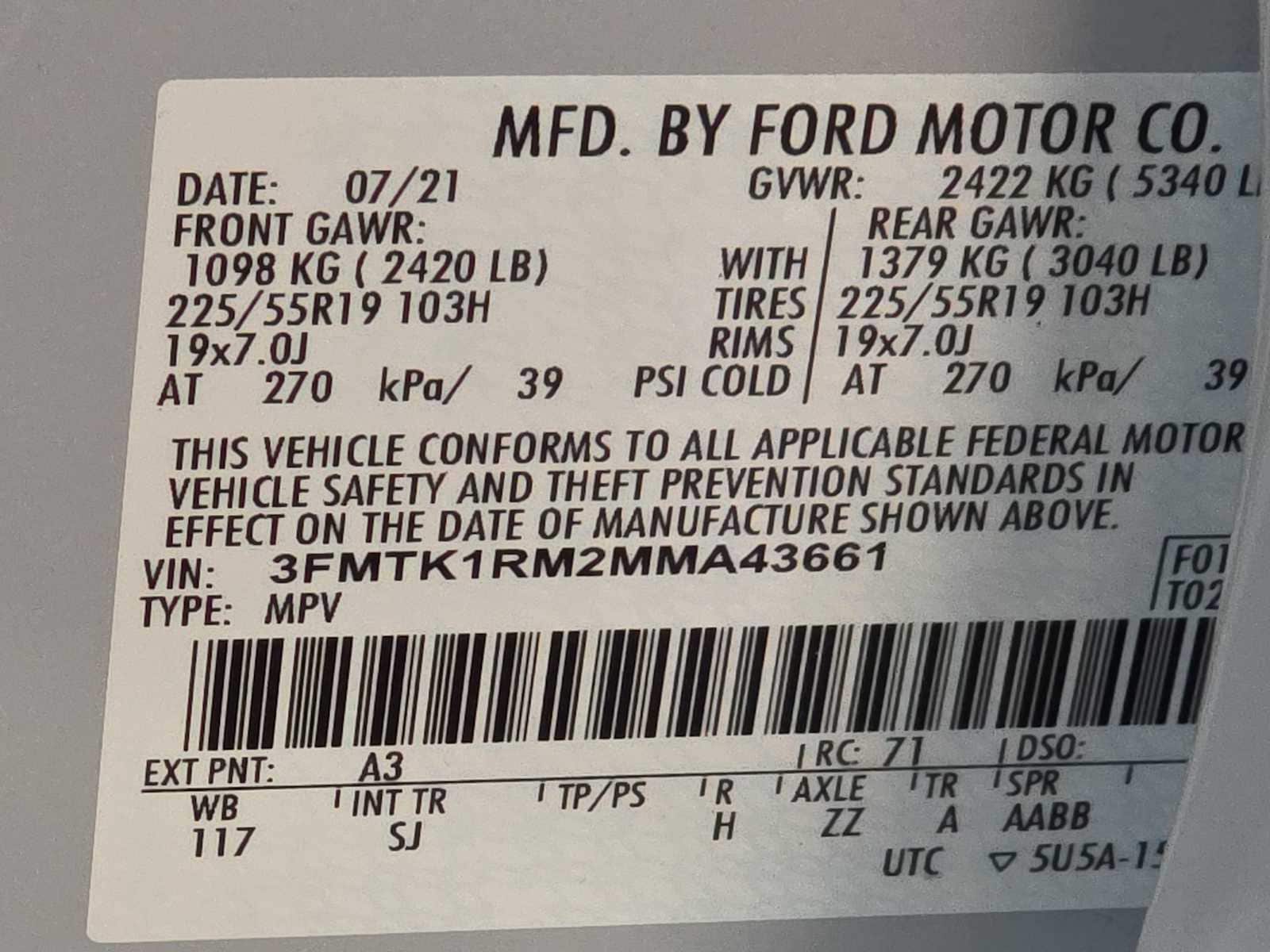 Thumbnail: 2021 Ford Mustang Mach-E - 25