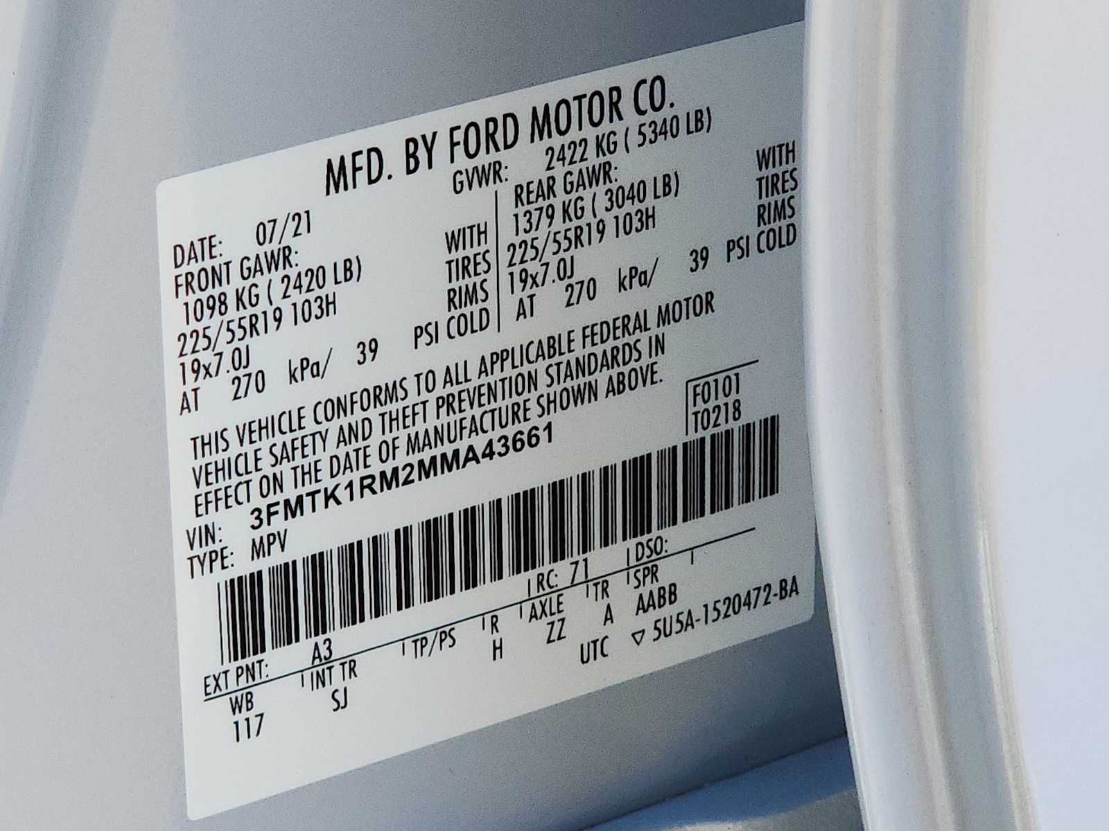 Thumbnail: 2021 Ford Mustang Mach-E - 25