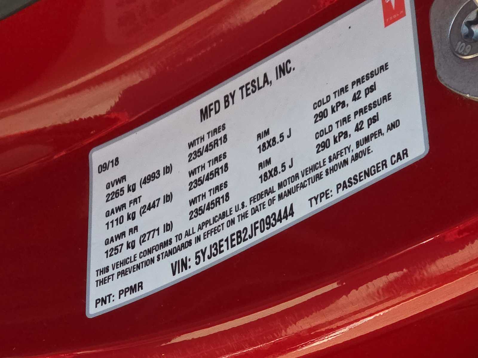 Thumbnail: 2018 Tesla Model 3 - 25