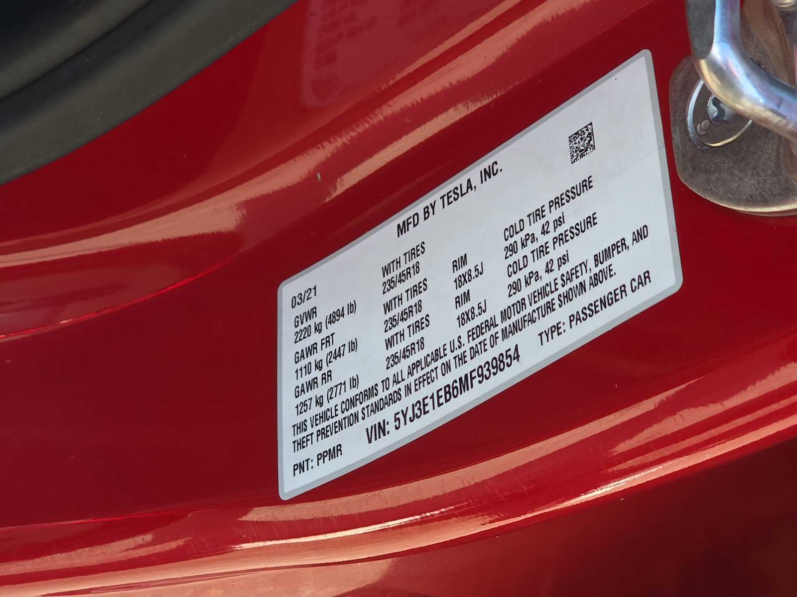 Thumbnail: 2021 Tesla Model 3 - 25