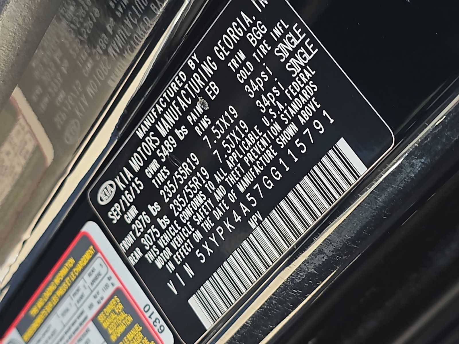 Thumbnail: 2016 Kia Sorento - 25