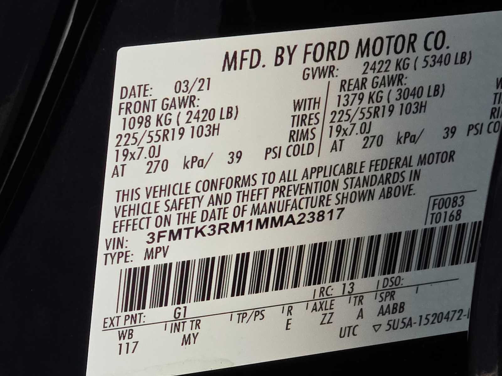 Thumbnail: 2021 Ford Mustang Mach-E - 25