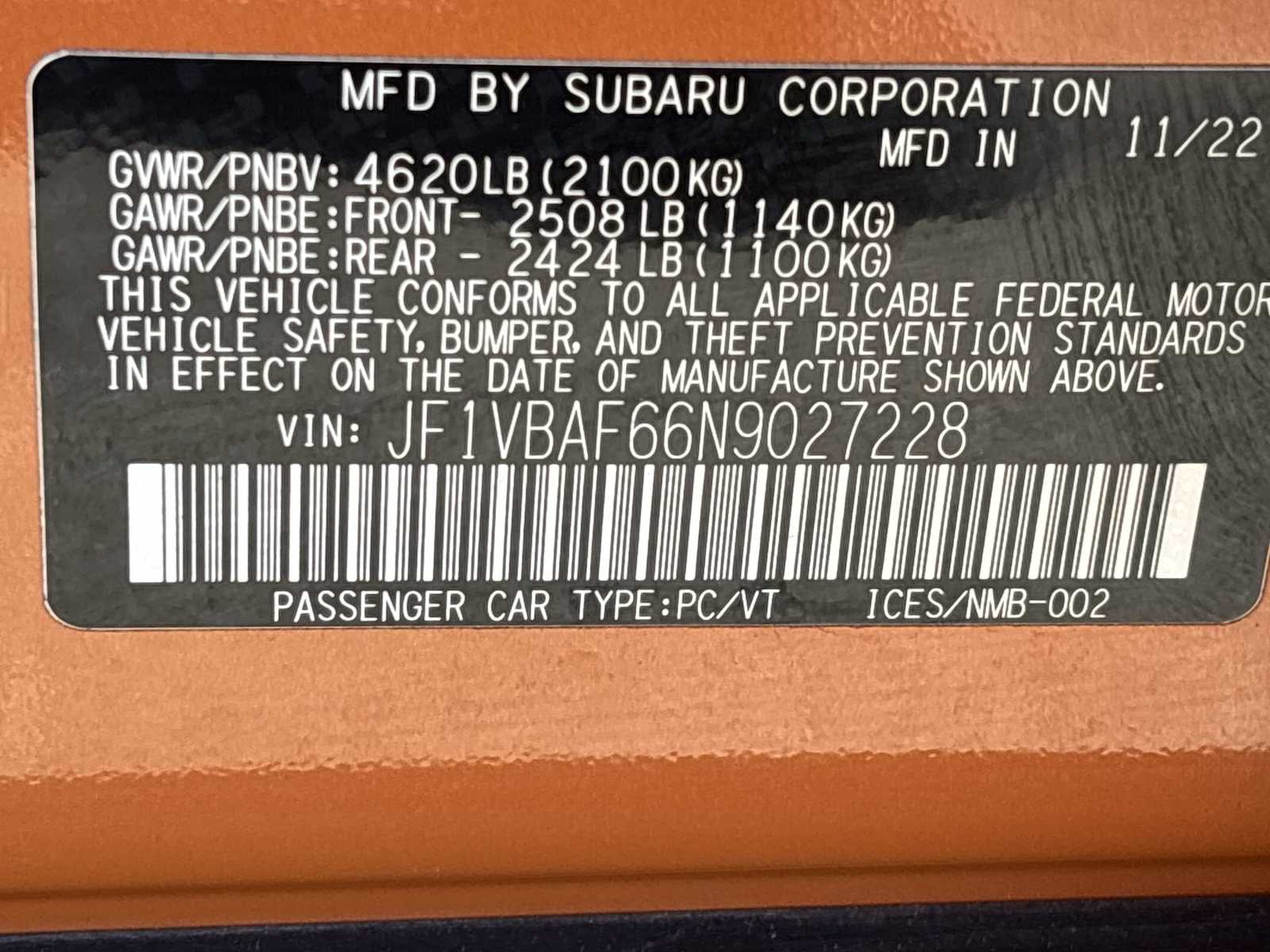 Thumbnail: 2022 Subaru WRX - 25