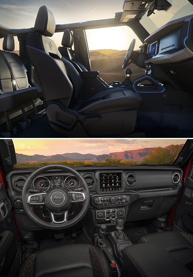 Ford Bronco vs. Jeep Wrangler MPG