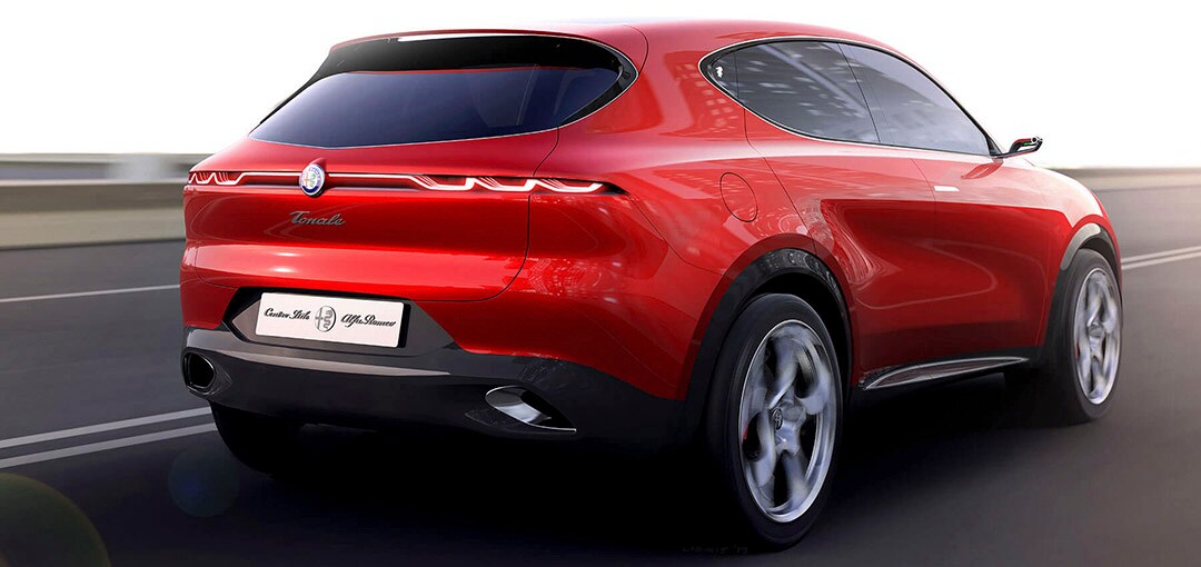 Rendu du concept Tonale 2021 de Alfa Romeo