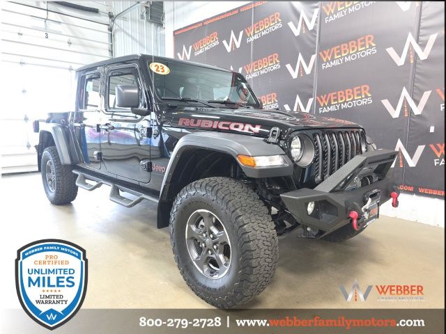 Used 2023 Jeep Gladiator Rubicon with VIN 1C6JJTBG9PL555154 for sale in Detroit Lakes, Minnesota