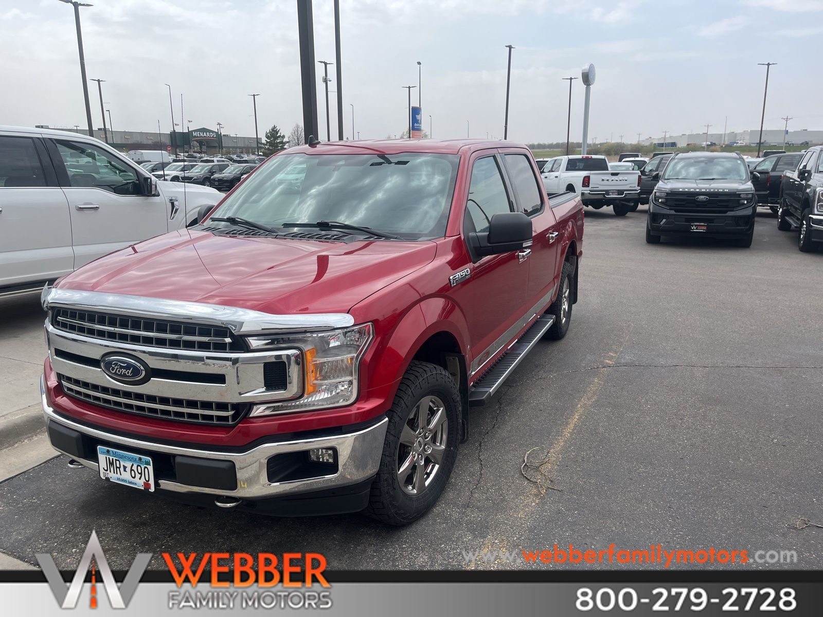 Used 2020 Ford F-150 XLT with VIN 1FTEW1E52LKF22698 for sale in Detroit Lakes, Minnesota