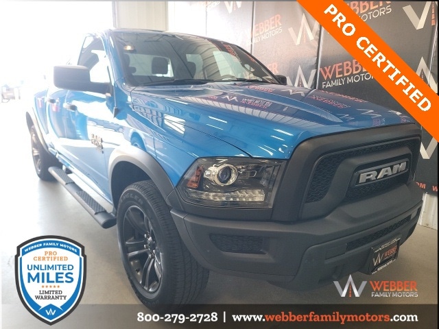 Used 2022 RAM Ram 1500 Classic Warlock with VIN 1C6RR7GG8NS188231 for sale in Detroit Lakes, Minnesota