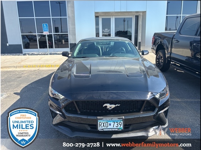 Used 2020 Ford Mustang GT Premium with VIN 1FA6P8CF7L5163293 for sale in Detroit Lakes, Minnesota