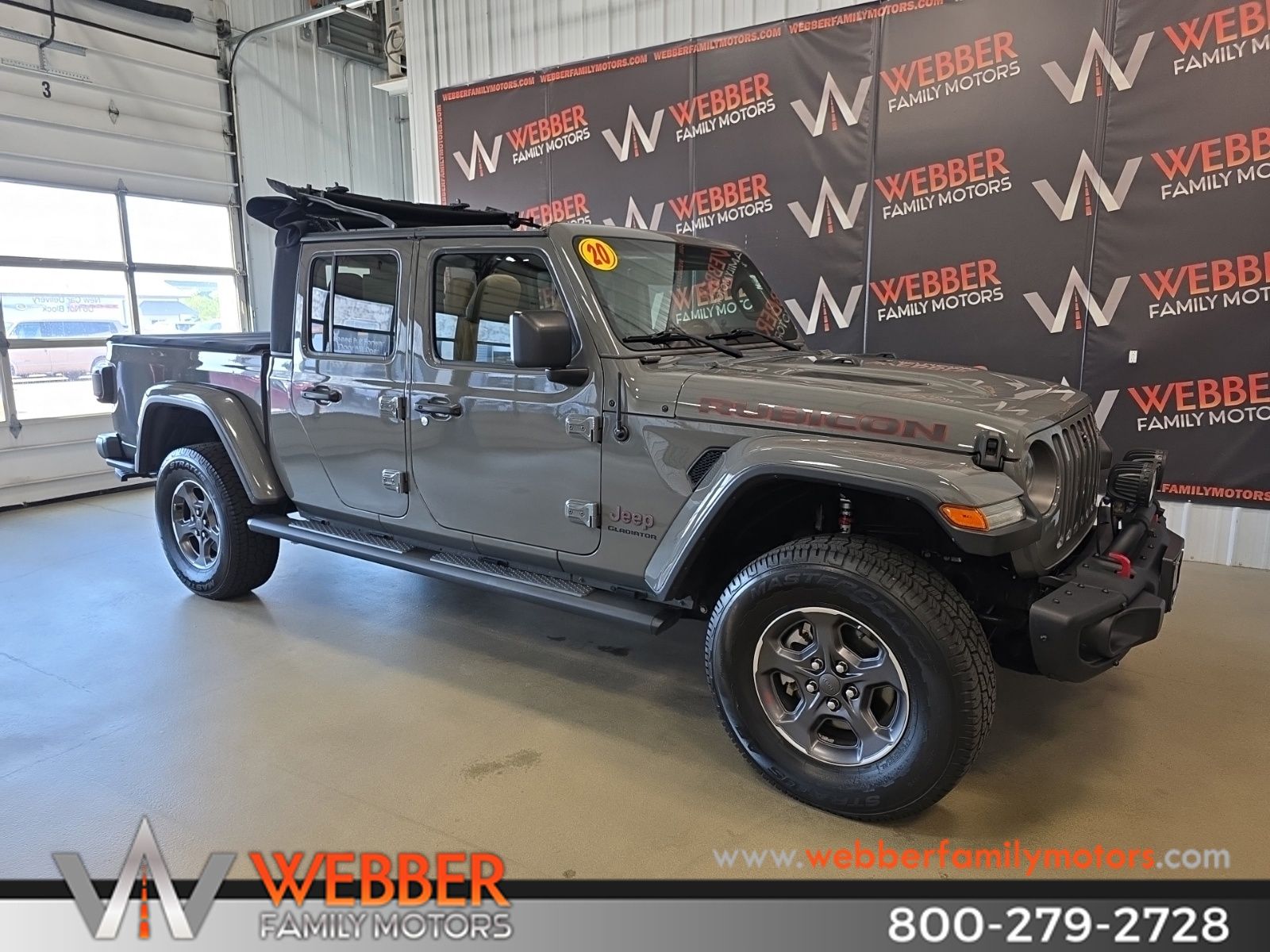 Used 2020 Jeep Gladiator Rubicon with VIN 1C6JJTBG2LL177186 for sale in Detroit Lakes, Minnesota