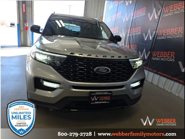 Used 2023 Ford Explorer ST-LINE with VIN 1FMSK8KH0PGA66033 for sale in Detroit Lakes, Minnesota