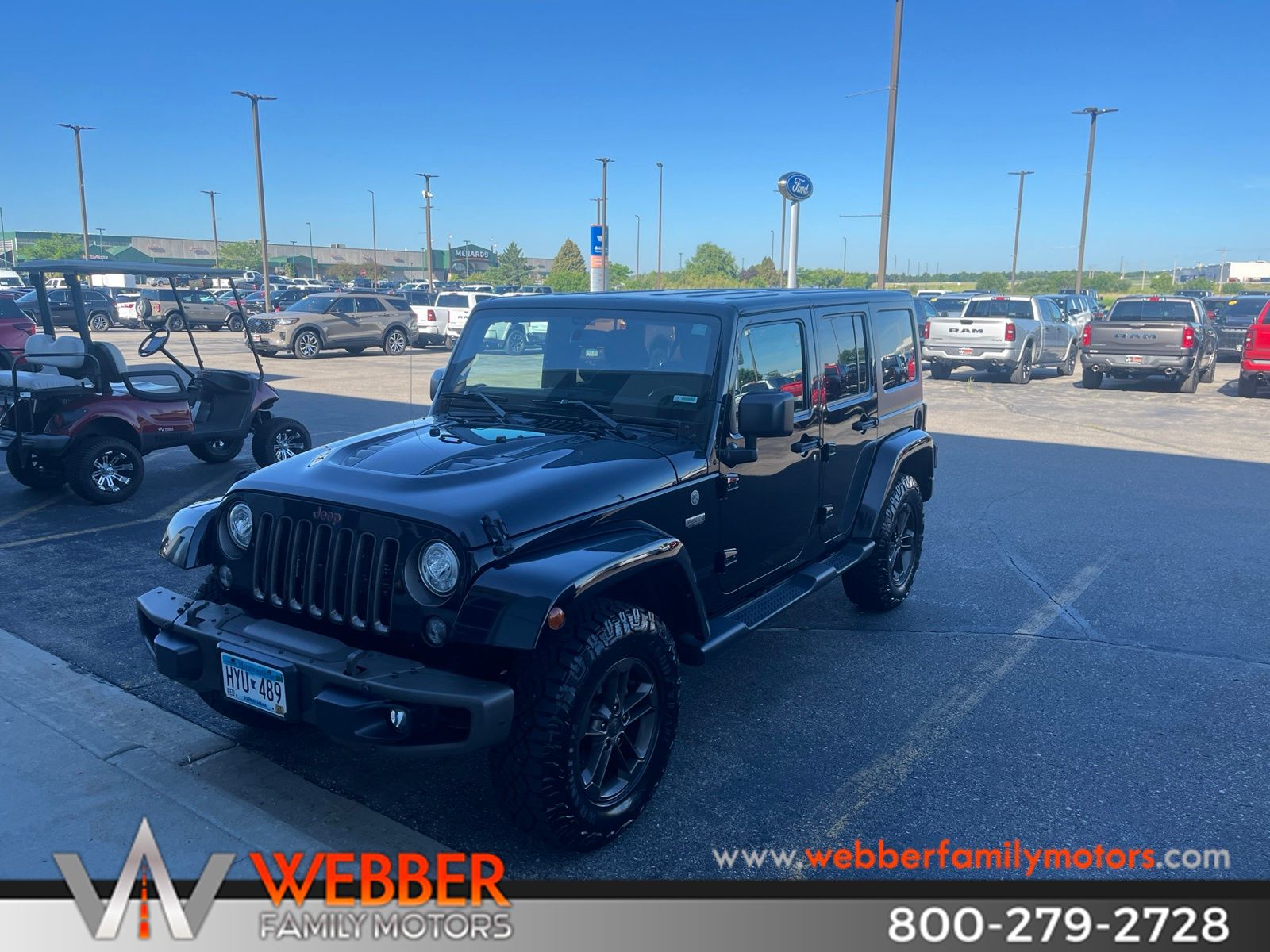 Used 2017 Jeep Wrangler Unlimited 75th Anniversary Edition with VIN 1C4BJWEG9HL540522 for sale in Detroit Lakes, Minnesota
