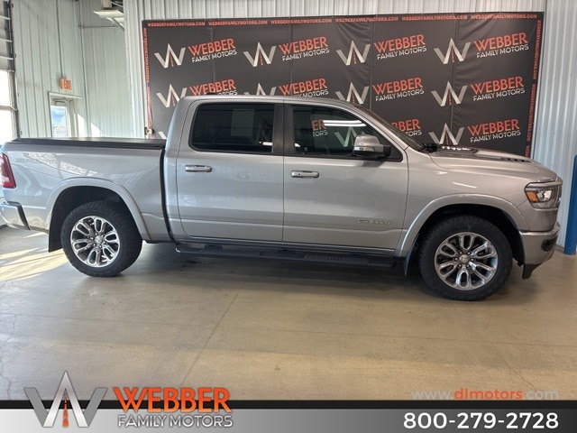 Used 2020 RAM Ram 1500 Pickup Laramie with VIN 1C6SRFJT9LN196609 for sale in Detroit Lakes, Minnesota