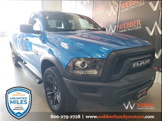 Used 2022 RAM Ram 1500 Classic Warlock with VIN 1C6RR7GG8NS188231 for sale in Detroit Lakes, Minnesota