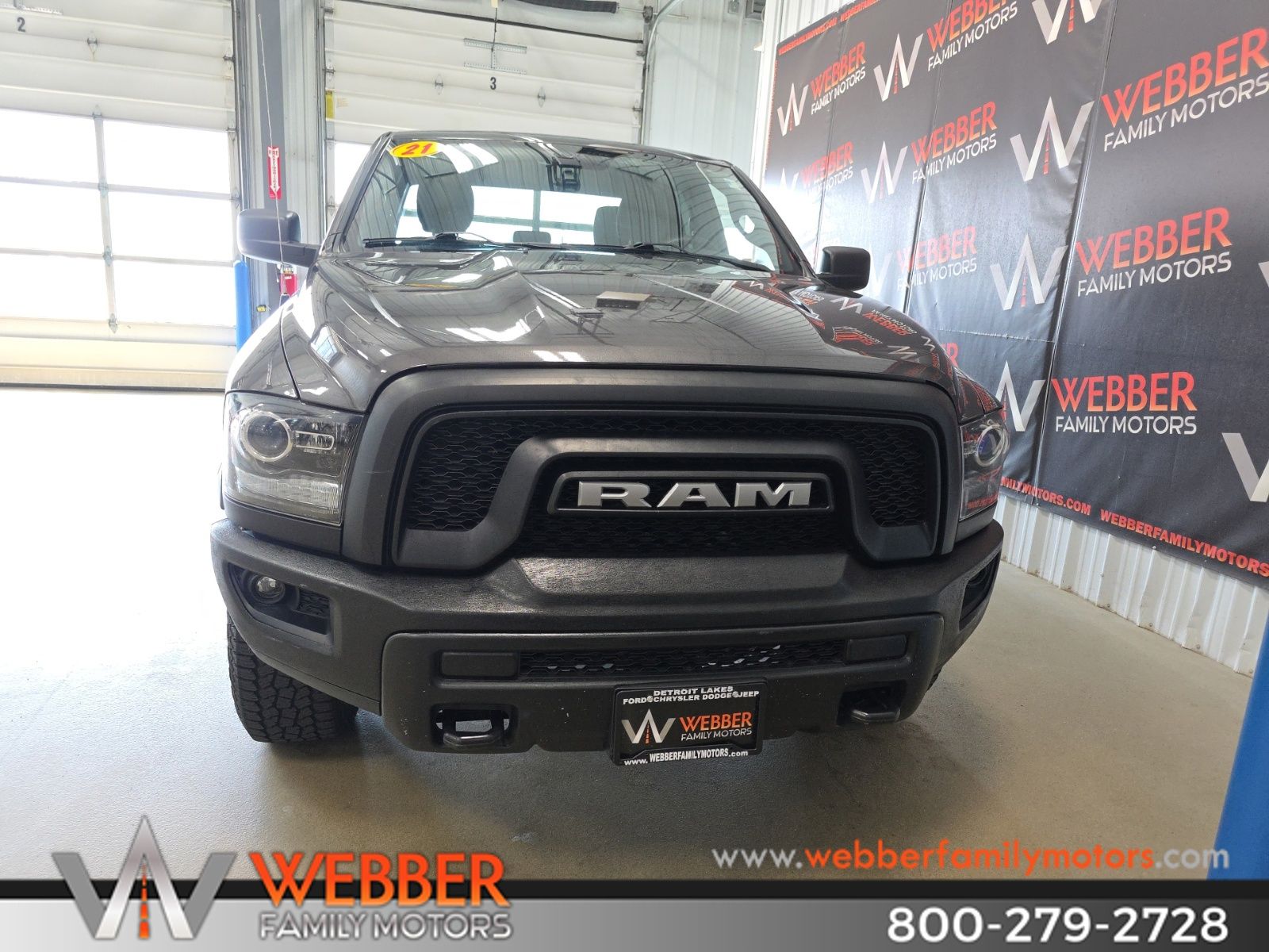 Used 2021 RAM Ram 1500 Classic Warlock with VIN 1C6RR7GT9MS589587 for sale in Detroit Lakes, Minnesota