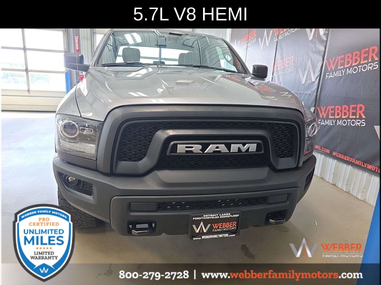 Used 2021 RAM Ram 1500 Classic Warlock with VIN 1C6RR7GT4MS569330 for sale in Detroit Lakes, Minnesota