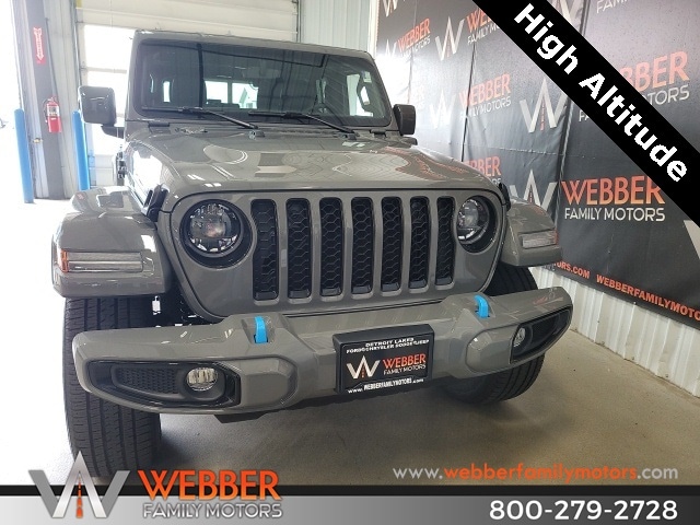 Used 2023 Jeep Wrangler 4xe High Altitude 4XE with VIN 1C4JJXP66PW684774 for sale in Detroit Lakes, Minnesota