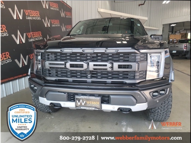 Used 2023 Ford F-150 Raptor with VIN 1FTFW1RG1PFA83895 for sale in Detroit Lakes, Minnesota
