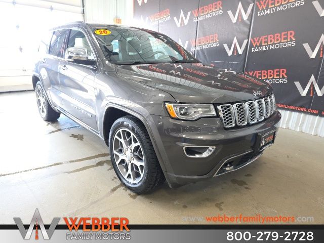 Used 2020 Jeep Grand Cherokee Overland with VIN 1C4RJFCG9LC327726 for sale in Detroit Lakes, Minnesota