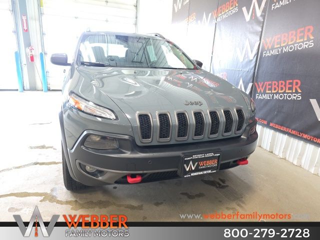Used 2014 Jeep Cherokee Trailhawk with VIN 1C4PJMBB0EW308808 for sale in Detroit Lakes, Minnesota
