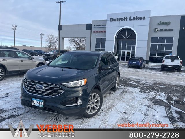 Used 2019 Ford Edge Titanium with VIN 2FMPK4K9XKBB04262 for sale in Detroit Lakes, Minnesota