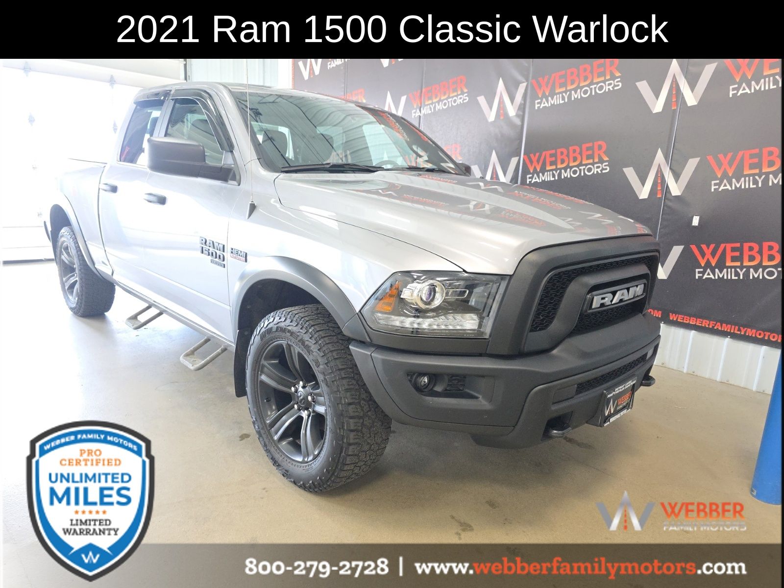 2021 RAM 1500 Classic Warlock 4x4 Quad Cab 6'4's photo