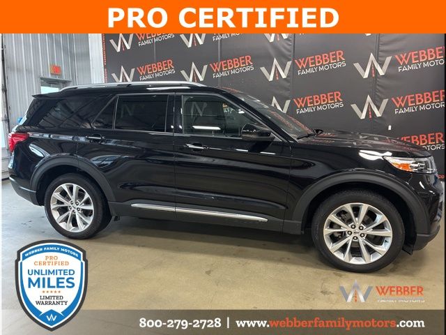 Used 2021 Ford Explorer Platinum with VIN 1FM5K8HC8MGC07130 for sale in Detroit Lakes, Minnesota