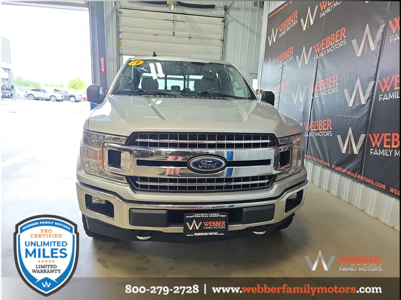 Used 2019 Ford F-150 XLT with VIN 1FTEW1EP7KFA36087 for sale in Detroit Lakes, Minnesota