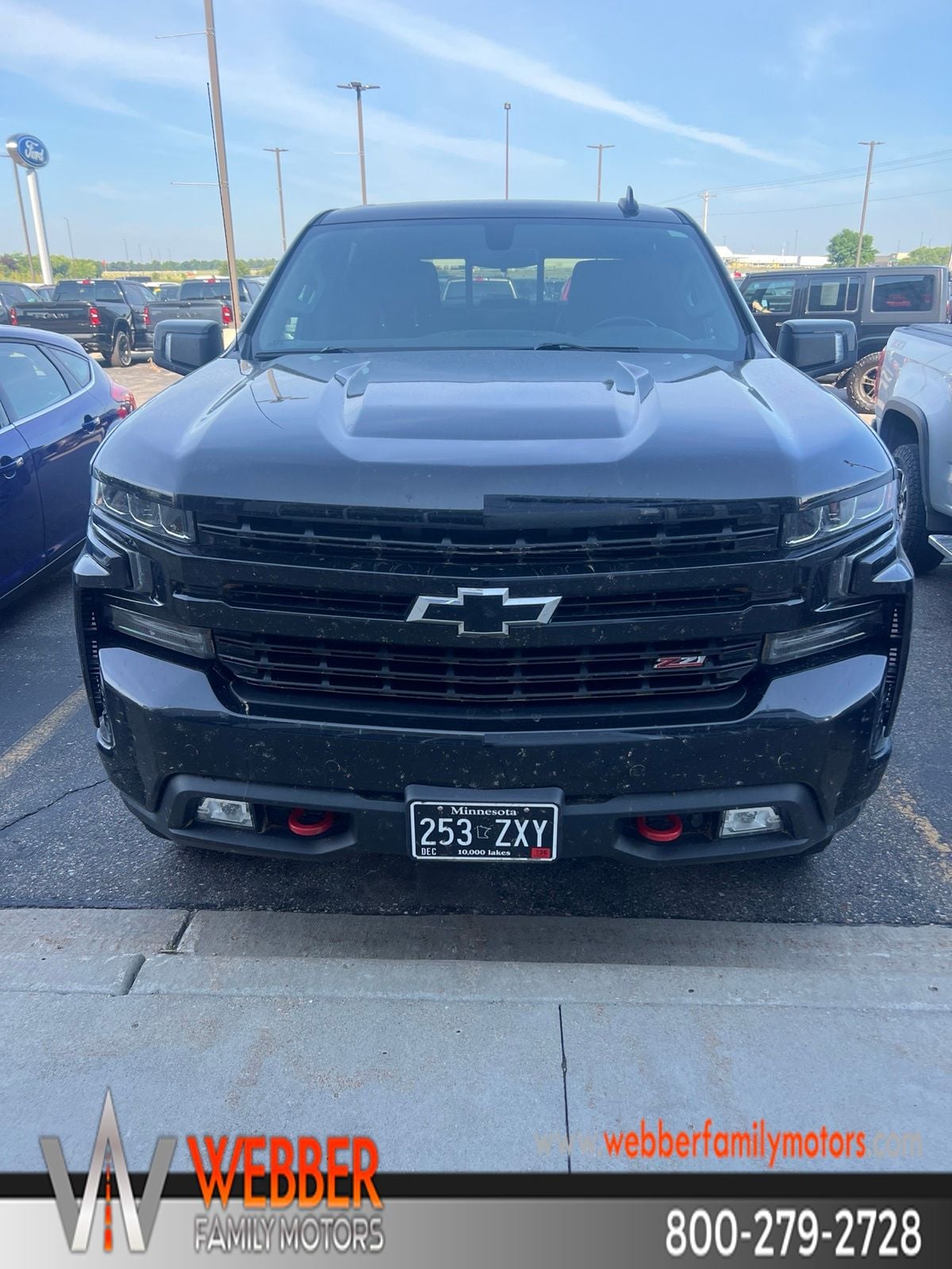 Used 2020 Chevrolet Silverado 1500 LT Trail Boss with VIN 1GCPYFED4LZ239606 for sale in Detroit Lakes, Minnesota