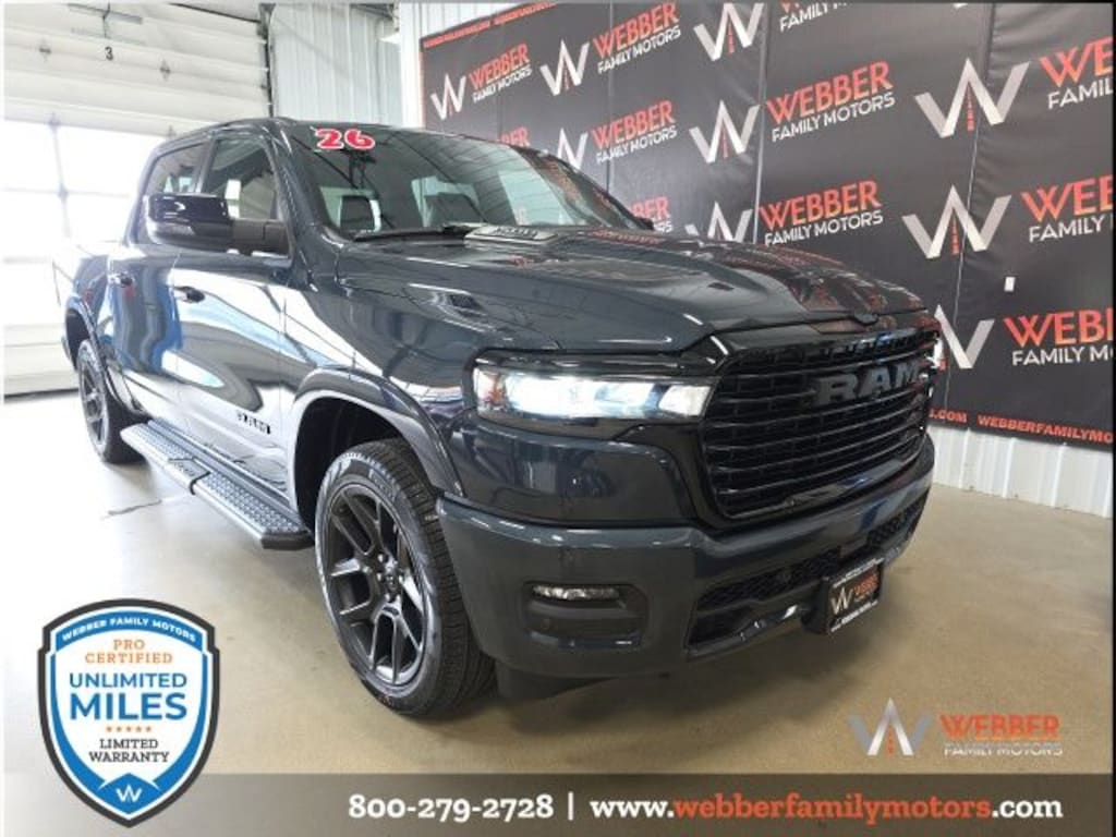 New 2026 Ram 1500 LARAMIE CREW CAB 4X4 5'7 BOX Pickup