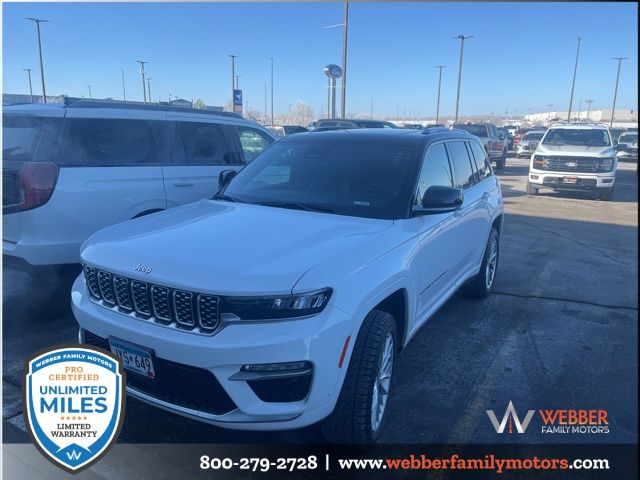 Used 2023 Jeep Grand Cherokee Summit with VIN 1C4RJHEG0P8768971 for sale in Detroit Lakes, Minnesota
