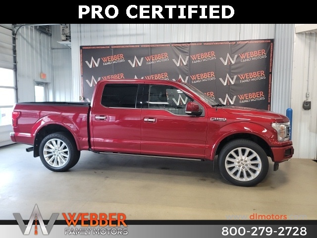 Used 2018 Ford F-150 Limited with VIN 1FTEW1EG5JFD64557 for sale in Detroit Lakes, Minnesota
