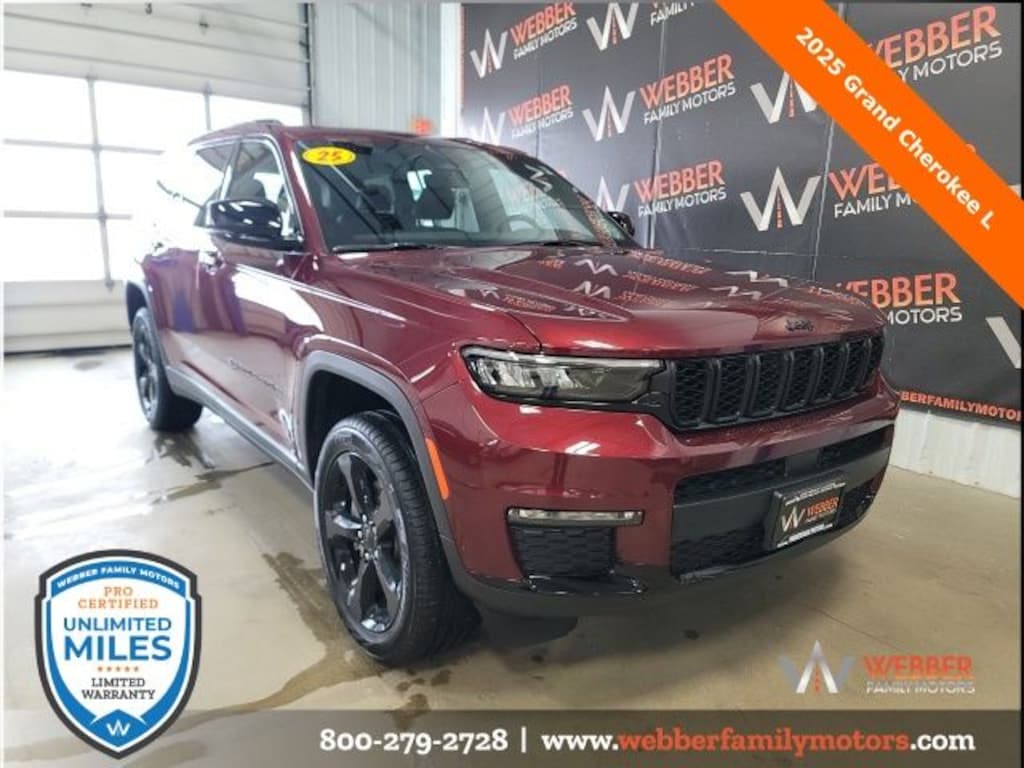New 2025 Jeep Grand Cherokee L LIMITED 4X4 Sport Utility