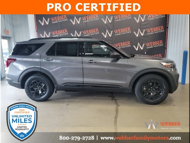 Used 2022 Ford Explorer TIMBERLINE with VIN 1FMSK8JH0NGA67486 for sale in Detroit Lakes, Minnesota
