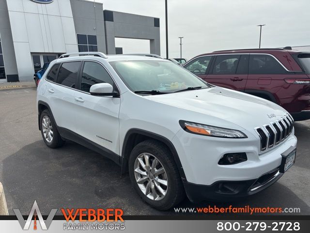 Used 2017 Jeep Cherokee Limited with VIN 1C4PJMDS5HW594074 for sale in Detroit Lakes, Minnesota