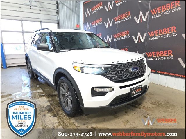 Used 2021 Ford Explorer XLT with VIN 1FMSK8DH2MGA40736 for sale in Detroit Lakes, Minnesota