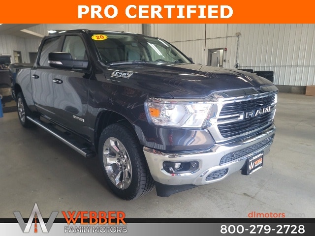 Used 2020 RAM Ram 1500 Pickup Big Horn/Lone Star with VIN 1C6SRFMT9LN368889 for sale in Detroit Lakes, Minnesota
