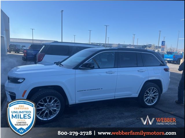 Used 2023 Jeep Grand Cherokee Summit with VIN 1C4RJHEG0P8768971 for sale in Detroit Lakes, Minnesota
