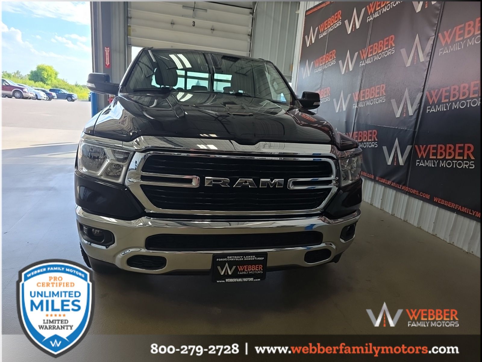 Used 2019 RAM Ram 1500 Pickup Big Horn/Lone Star with VIN 1C6SRFBT4KN915620 for sale in Detroit Lakes, Minnesota